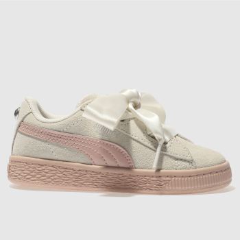 PUMA WHITE SUEDE HEART JEWEL TRAINERS TODDLER PUMA WHITE SUEDE HEART JEWEL TRAINERS TODDLER