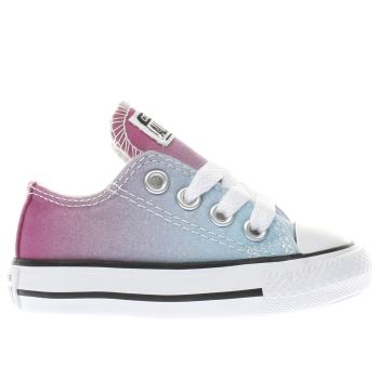 CONVERSE PINK ALL STAR OX SUNSET WASH GIRLS TODDLER TRAINERS CONVERSE PINK ALL STAR OX SUNSET WASH GIRLS TODDLER TRAINERS