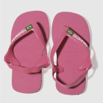HAVAIANAS PINK BRASIL LOGO II TRAINERS TODDLER HAVAIANAS PINK BRASIL LOGO II TRAINERS TODDLER