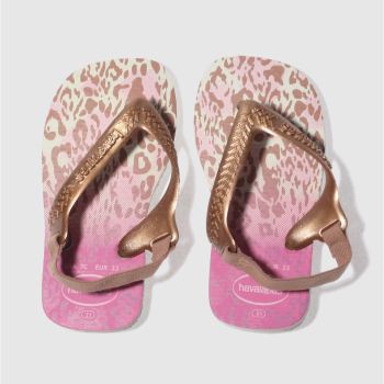 HAVAIANAS PINK CHIC II TRAINERS TODDLER HAVAIANAS PINK CHIC II TRAINERS TODDLER