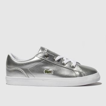 lacoste silver lerond trainers toddler lacoste silver lerond trainers toddler