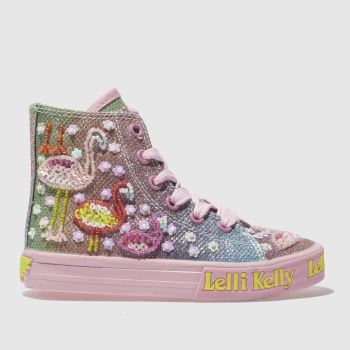 LELLI KELLY PINK SHINING FLAMIMGO TRAINERS TODDLER LELLI KELLY PINK SHINING FLAMIMGO TRAINERS TODDLER
