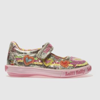 LELLI KELLY GOLD & PINK MILA DOLLY TRAINERS TODDLER LELLI KELLY GOLD & PINK MILA DOLLY TRAINERS TODDLER