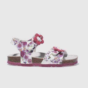 LELLI KELLY WHITE & PINK SONIA SANDAL TRAINERS TODDLER LELLI KELLY WHITE & PINK SONIA SANDAL TRAINERS TODDLER