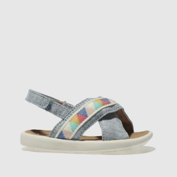 TOMS BLUE VIV TRAINERS TODDLER TOMS BLUE VIV TRAINERS TODDLER