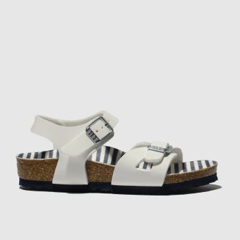 birkenstock white & blue rio sandals toddler birkenstock white & blue rio sandals toddler