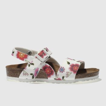 BIRKENSTOCK WHITE & PINK ISABELLA TRAINERS TODDLER BIRKENSTOCK WHITE & PINK ISABELLA TRAINERS TODDLER