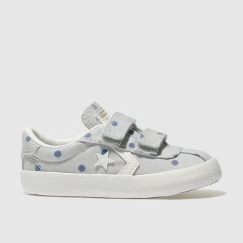 CONVERSE LIGHT GREY BREAKPOINT 2V TRAINERS TODDLER CONVERSE LIGHT GREY BREAKPOINT 2V TRAINERS TODDLER
