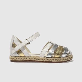 UGG WHITE & SILVER MATILDE METALLIC TRAINERS TODDLER UGG WHITE & SILVER MATILDE METALLIC TRAINERS TODDLER