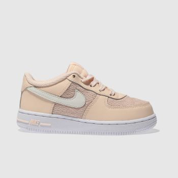NIKE PEACH AIR FORCE 1 LV8 TRAINERS TODDLER NIKE PEACH AIR FORCE 1 LV8 TRAINERS TODDLER
