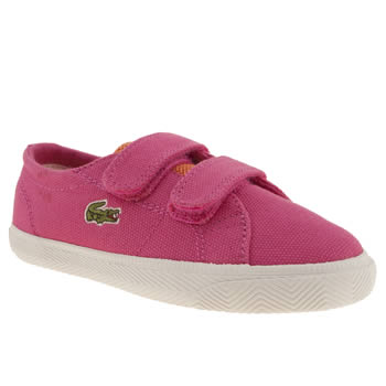 kids lacoste pink marcel trainers kids lacoste pink marcel trainers