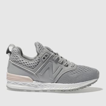 NEW BALANCE GREY 574 SPORT TRAINERS JUNIOR NEW BALANCE GREY 574 SPORT TRAINERS JUNIOR
