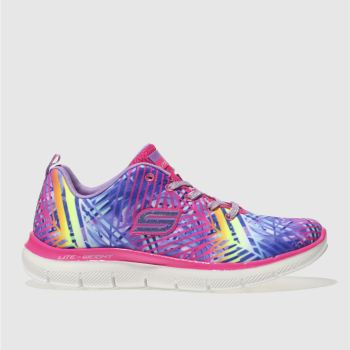 SKECHERS PINK & PURPLE APPEAL 2.0 TASTY TROPICS TRAINERS JUNIOR SKECHERS PINK & PURPLE APPEAL 2.0 TASTY TROPICS TRAINERS JUNIOR