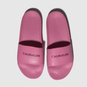 calvin klein pink slides sandals junior calvin klein pink slides sandals junior