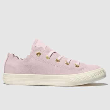 converse pink all star lo frilly thrills trainers junior converse pink all star lo frilly thrills trainers junior