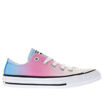 CONVERSE PINK ALL STAR OX SUNSET WASH GIRLS JUNIOR TRAINERS CONVERSE PINK ALL STAR OX SUNSET WASH GIRLS JUNIOR TRAINERS