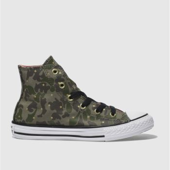 CONVERSE KHAKI CHUCK TAYLOR ALL STAR HI TRAINERS JUNIOR CONVERSE KHAKI CHUCK TAYLOR ALL STAR HI TRAINERS JUNIOR
