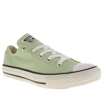 kids converse light green all star lo trainers kids converse light green all star lo trainers