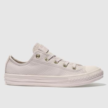 CONVERSE PALE PINK CHUCK TAYLOR ALL STAR LO TRAINERS JUNIOR CONVERSE PALE PINK CHUCK TAYLOR ALL STAR LO TRAINERS JUNIOR
