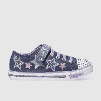SKECHERS NAVY SPARKLE GLITZ TWINKERELLA GIRLS JUNIOR TRAINERS SKECHERS NAVY SPARKLE GLITZ TWINKERELLA GIRLS JUNIOR TRAINERS