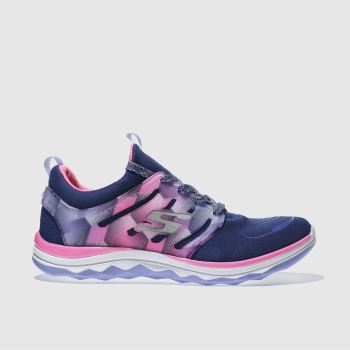 SKECHERS NAVY DIAMOND RUNNER TRAINERS JUNIOR SKECHERS NAVY DIAMOND RUNNER TRAINERS JUNIOR