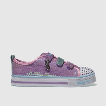 SKECHERS PINK TWINKLE LITE MERMAID MAGIC TRAINERS JUNIOR SKECHERS PINK TWINKLE LITE MERMAID MAGIC TRAINERS JUNIOR