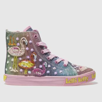 LELLI KELLY PINK SHINING FLAMINGO TRAINERS JUNIOR LELLI KELLY PINK SHINING FLAMINGO TRAINERS JUNIOR