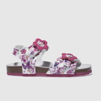 LELLI KELLY WHITE & PINK SONIA SANDAL TRAINERS JUNIOR LELLI KELLY WHITE & PINK SONIA SANDAL TRAINERS JUNIOR