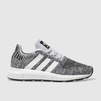 ADIDAS PALE BLUE SWIFT RUN TRAINERS JUNIOR ADIDAS PALE BLUE SWIFT RUN TRAINERS JUNIOR
