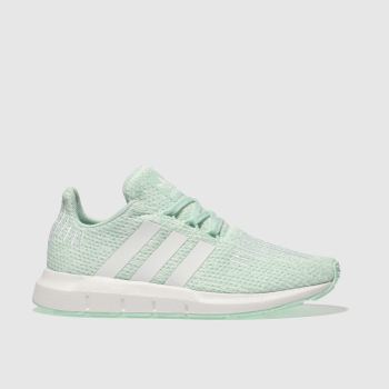 ADIDAS LIGHT GREEN SWIFT RUN TRAINERS JUNIOR ADIDAS LIGHT GREEN SWIFT RUN TRAINERS JUNIOR