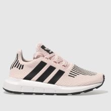 Adidas Pink & Black Swift Run Girls Junior