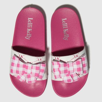 LELLI KELLY WHITE & PINK GENNY SANDALS JUNIOR LELLI KELLY WHITE & PINK GENNY SANDALS JUNIOR
