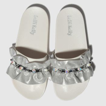 lelli kelly white & silver katia sandals junior lelli kelly white & silver katia sandals junior