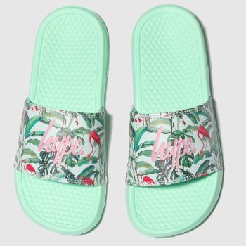 hype multi flamingo paradise sandals junior hype multi flamingo paradise sandals junior