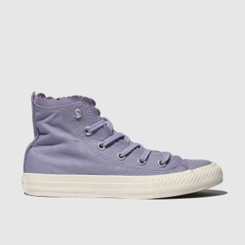 CONVERSE LILAC CHUCK TAYLOR ALL STAR HI TRAINERS JUNIOR CONVERSE LILAC CHUCK TAYLOR ALL STAR HI TRAINERS JUNIOR