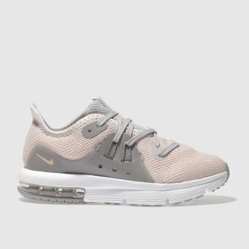 NIKE PEACH AIR MAX SEQUENT 3 TRAINERS JUNIOR NIKE PEACH AIR MAX SEQUENT 3 TRAINERS JUNIOR