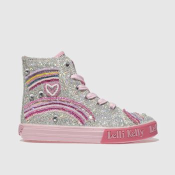 LELLI KELLY SILVER TILLIE MID TRAINERS JUNIOR LELLI KELLY SILVER TILLIE MID TRAINERS JUNIOR
