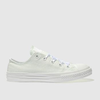 CONVERSE LIGHT GREEN ALL STAR LO POLKA DOT GIRLS JUNIOR TRAINERS CONVERSE LIGHT GREEN ALL STAR LO POLKA DOT GIRLS JUNIOR TRAINERS