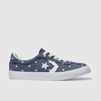 CONVERSE NAVY & WHITE BREAKPOINT OX TRAINERS JUNIOR CONVERSE NAVY & WHITE BREAKPOINT OX TRAINERS JUNIOR