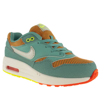 kids nike turquoise air max 1 trainers kids nike turquoise air max 1 trainers