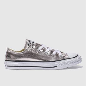 CONVERSE ROSE QUARTZ ALL STAR OX METALLIC GIRLS JUNIOR TRAINERS CONVERSE ROSE QUARTZ ALL STAR OX METALLIC GIRLS JUNIOR TRAINERS