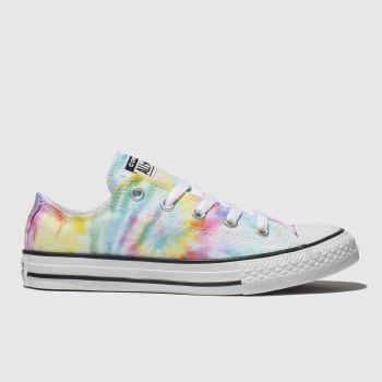 converse yellow & blue chuck taylor all star lo trainers junior converse yellow & blue chuck taylor all star lo trainers junior