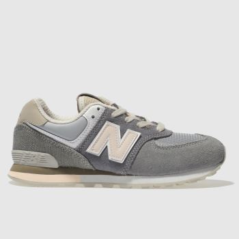 NEW BALANCE GREY 574 TRAINERS JUNIOR NEW BALANCE GREY 574 TRAINERS JUNIOR