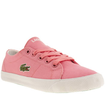 kids lacoste pink marcel trainers kids lacoste pink marcel trainers