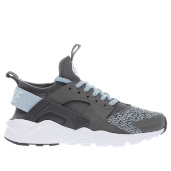 NIKE DARK GREY HUARACHE RUN ULTRA SE GIRLS YOUTH TRAINERS NIKE DARK GREY HUARACHE RUN ULTRA SE GIRLS YOUTH TRAINERS