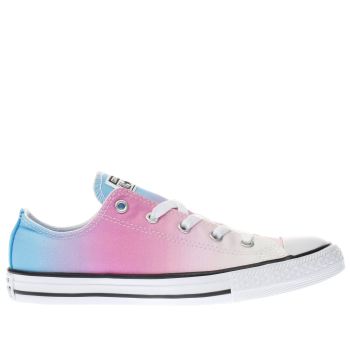CONVERSE PINK ALL STAR OX SUNSET WASH GIRLS YOUTH TRAINERS CONVERSE PINK ALL STAR OX SUNSET WASH GIRLS YOUTH TRAINERS