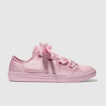 CONVERSE PINK ALL STAR BIG EYELETS LO TRAINERS YOUTH CONVERSE PINK ALL STAR BIG EYELETS LO TRAINERS YOUTH