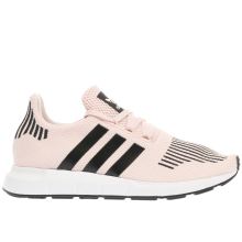 Adidas Pink & Black Swift Run Girls Youth