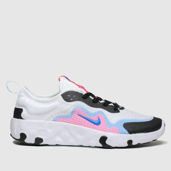 nike white & black renew lucent trainers youth nike white & black renew lucent trainers youth