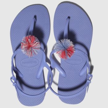 havaianas purple freedom pompom sandals youth havaianas purple freedom pompom sandals youth